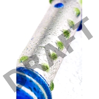Нереалистичный фаллоимитатор Sexus Glass, стекло, прозрачный, 18 см