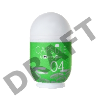 Мастурбатор нереалистичный MensMax CAPSULE 04, Matsu, TPE, зеленый, 8 см