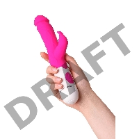 Нереалистичный вибратор TOYFA A-Toys Mist, силикон, розовый, 25,4 см