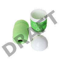 Мастурбатор нереалистичный MensMax CAPSULE 04, Matsu, TPE, зеленый, 8 см