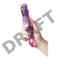 Вибратор с клиторальным стимулятором TOYFA A-Toys High-Tech fantasy, TPE, фиолетовый, 22 см