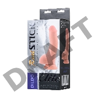 Реалистичный фаллоимитатор на присоске TOYFA RealStick Elite, TPR, телесный, 19 см