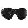 Чёрная маска на глаза с геометрическим узором Pyramid Eye Mask