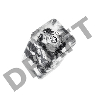 Нереалистичный мастурбатор TENGA Crysta Block, TPE, прозрачный, 15,5 см