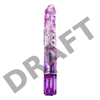 Вибратор с клиторальным стимулятором TOYFA A-Toys High-Tech fantasy, TPE, фиолетовый, 26,5 см