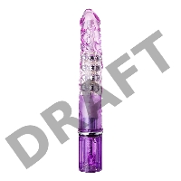 Вибратор с клиторальным стимулятором TOYFA A-Toys High-Tech fantasy, TPE, фиолетовый, 26,5 см
