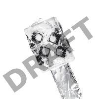 Нереалистичный мастурбатор TENGA Crysta Block, TPE, прозрачный, 15,5 см