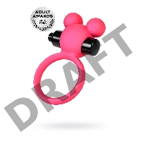 Виброкольцо на пенис A-Toys by TOYFA Pikle, силикон, розовое, 6,9 см, Ø 3,1 см