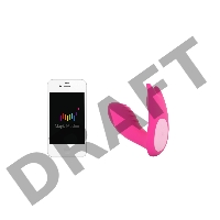 Стимулятор Magic Motion EIDOLON, силикон, розовый, 8,6 см