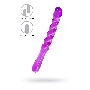 Двусторонний фаллоимитатор A-Toys by TOYFA Tanza, TPE, фиолетовый, 27,5 см
