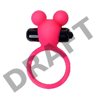 Виброкольцо на пенис A-Toys by TOYFA Pikle, силикон, розовое, 6,9 см, Ø 3,1 см