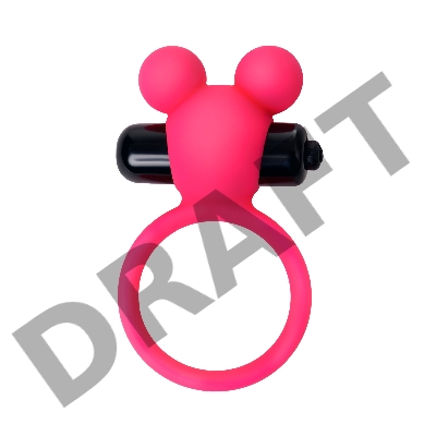 Виброкольцо на пенис A-Toys by TOYFA Pikle, силикон, розовое, 6,9 см, Ø 3,1 см