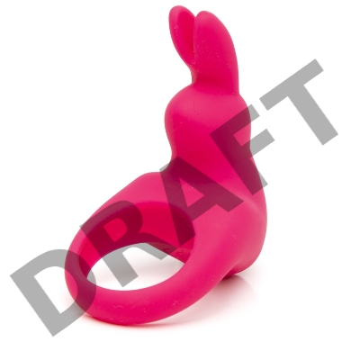 Happy Rabbit Виброкольцо розовое