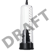 Помпа для пениса TOYFA A-Toys, PVC, чёрный, 20,5 см