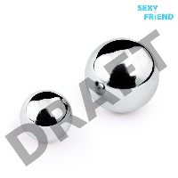 Серебристые вагинальные шарики Sexy Friend без шнурка