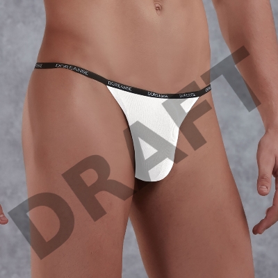 Белые стринги DOREANSE из микромодала XL