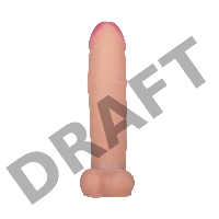 Реалистичная насадка харнесс REAL Standard - 17,5 см.