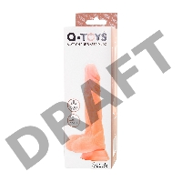 Реалистичный фаллоимитатор TOYFA  A-Toys Slock, TPE, телесный, 19 см