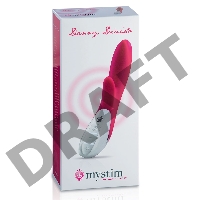 Ярко-розовый вибратор Mystim Danny Divido - 27 см.