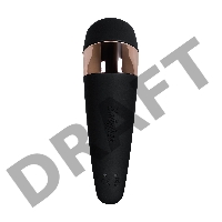 Вакуум-волновой бесконтактный стимулятор клитора Satisfyer PRO 3 Vibration, силикон, черный, 14 см.