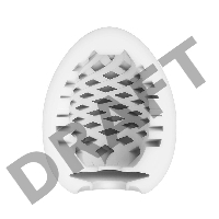 Нереалистичный мастурбатор TENGA Wonder Mesh, TPE, белый, 6,1 см