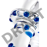Анальная втулка Sexus Glass, стекло, прозрачная, 14 см, Ø 3,5 см