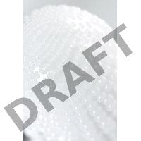 Нереалистичный мастурбатор TENGA Pocket Click Ball, TPE, белый, 7,5 см