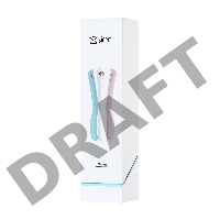 Вибратор, Sirens, Venus, силикон, голубой, 22 см