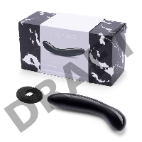 Массажер для G-точки le WAND Crystal G-Wand черный обсидиан