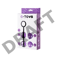 Вагинальные шарики TOYFA A-Toys Vender, ABS пластик, фиолетовый, 14,6 см