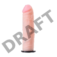 Насадка для страпона RealStick Strap-On by TOYFA Maddox, TPR, телесный, 15,4 см