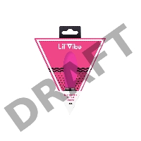Нереалистичный вибратор Lil'Vibe, силикон, розовый, 10 см