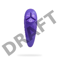 Вибратор NMC Icy Bunny на присоске с гибким стволом, фиолетовый, многофункциональный, 18 см