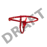 Страпон на креплении Black&Red by TOYFA, силикон, красный, 24 см