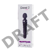 Вибромассажер LOVENSE Domi 2, силикон, черный, 23,3 см