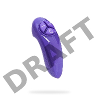 Вибратор NMC Icy Bunny на присоске с гибким стволом, фиолетовый, многофункциональный, 18 см