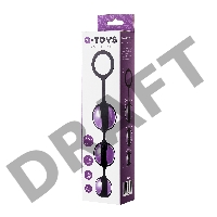 Вагинальные шарики TOYFA A-Toys Hony, ABS пластик, фиолетовый, 18,5 см