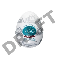 Нереалистичный мастурбатор TENGA №12 Surfer, TPE, белый, 6,1 см