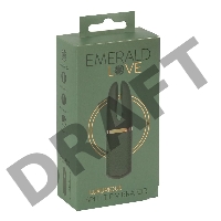 Зеленый вибратор Luxurious Split Tip Vibrator - 13,1 см.