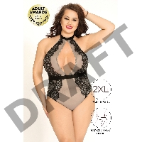 Боди Candy Girl Samantha, серое, 2XL