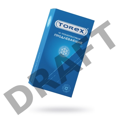 Презервативы продлевающие TOREX  латекс, №12, 18 см