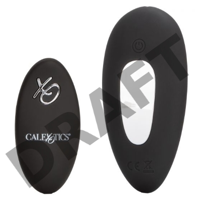Черный вибровкладыш в трусики с пультом ДУ Silicone Remote Panty Pleaser