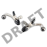 Регулируемые клипсы для сосков с колокольчиками