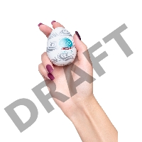 Нереалистичный мастурбатор TENGA №12 Surfer, TPE, белый, 6,1 см