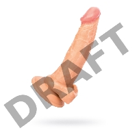 Фаллоимитатор TOYFA RealStick Nude реалистичный, телесный, 17 см