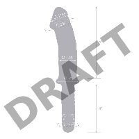 Большой двусторонний стимулятор 11 REALISTIC DOUBLE ENDED