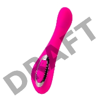 Вибратор Nalone Touch, силикон, розовый, 20 см