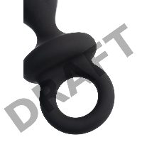 Анальная пробка Erotist Strob M - size, силикон,черная, 13,5 см