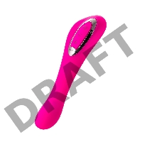 Вибратор Nalone Touch, силикон, розовый, 20 см