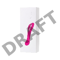 Вибратор Nalone Touch, силикон, розовый, 20 см